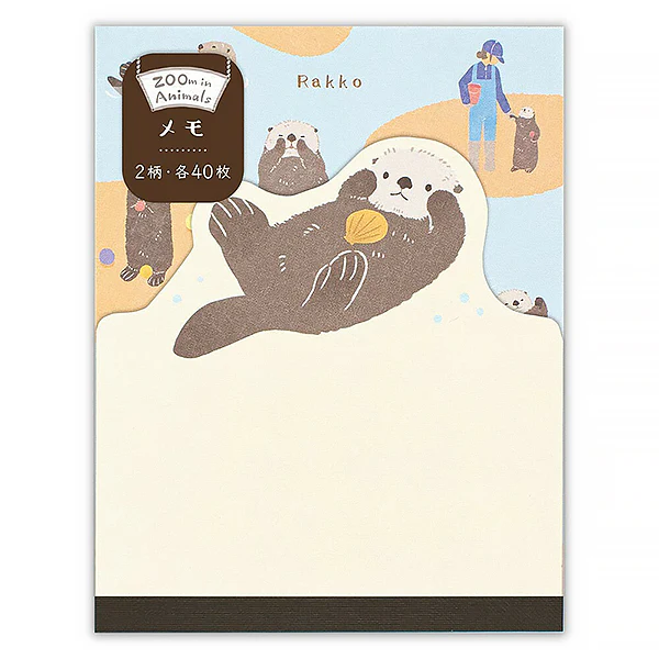 Mémo Pad - Loutre, 80 Feuilles