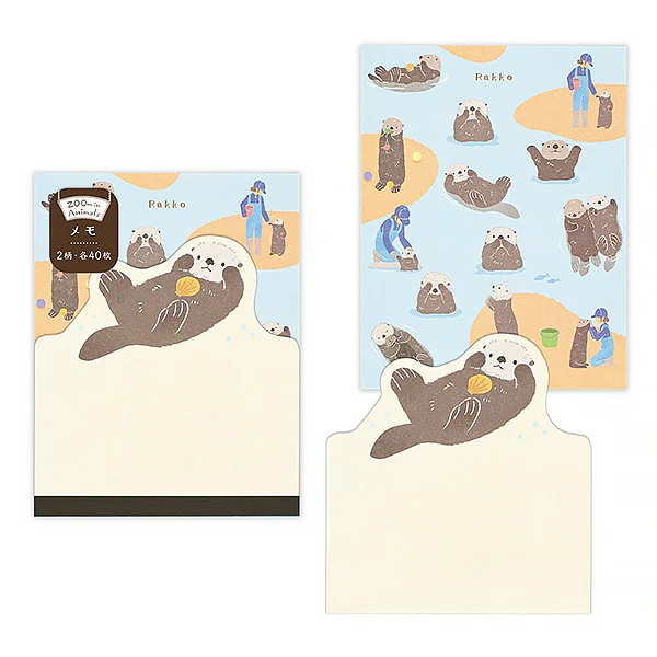 Mémo Pad - Loutre, 80 Feuilles - Image 2