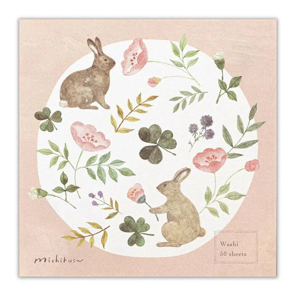 Mémo Pad Michikusa - Usagi Petal, 50 Feuilles