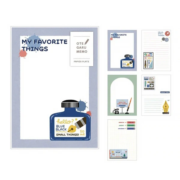 Memo Pad Otegaru - Eric Writing, 50 Feuilles
