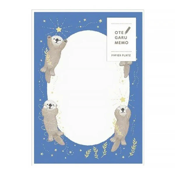 Memo Pad Otegaru - Loutre, 50 Feuilles