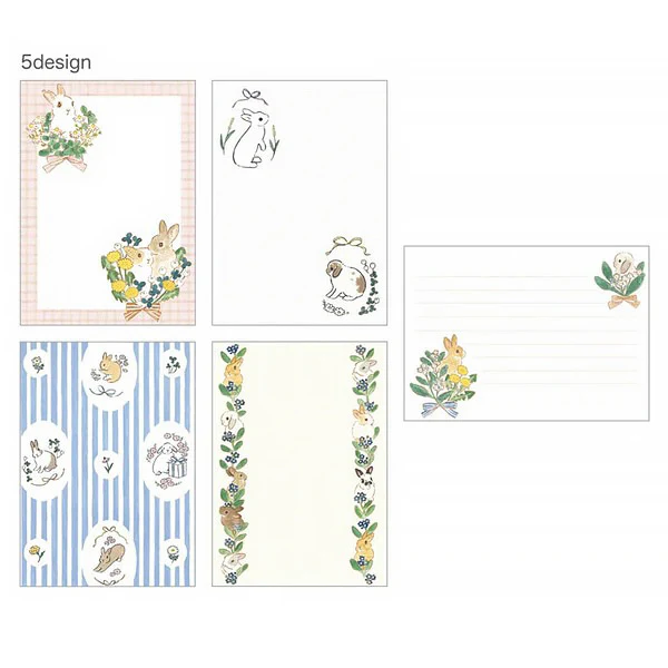 Memo Pad Otegaru - Rabbit Flower, 50 Feuilles - Image 2