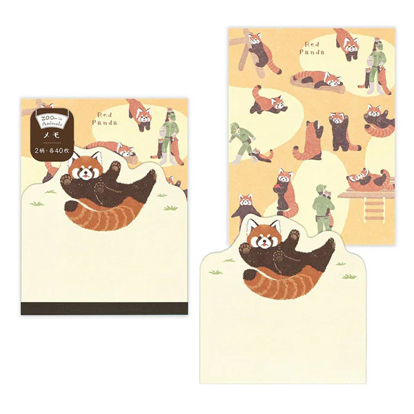 Mémo Pad - Panda Roux, 80 Feuilles - Image 2