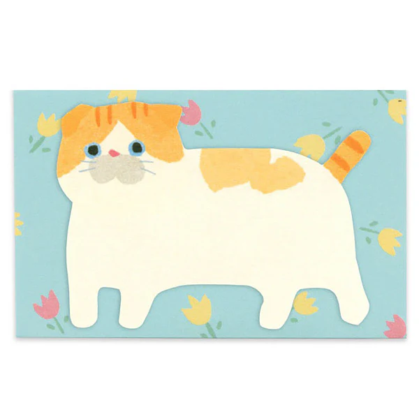 Mini Carte Enveloppe Chat - Api, 5pcs