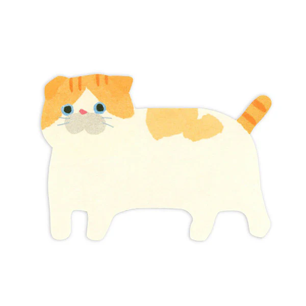 Mini Carte Enveloppe Chat - Api, 5pcs - Image 2