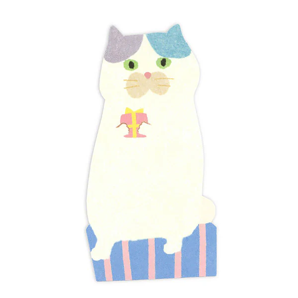 Mini Carte Enveloppe Chat - Moomoo, 5pcs - Image 2