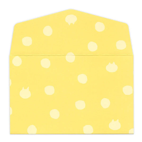 Mini Carte Enveloppe Chat - Moomoo, 5pcs - Image 3