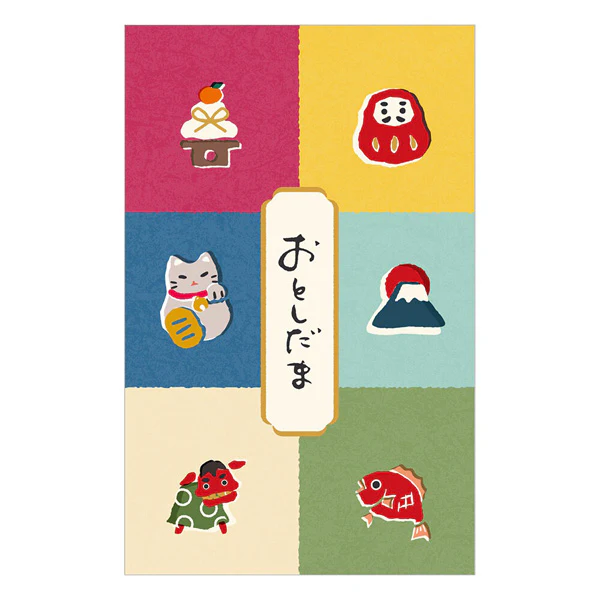 Mini Enveloppe Pochette Cadeau Nouvel An - Lucky Charm, 3pcs - Image 2