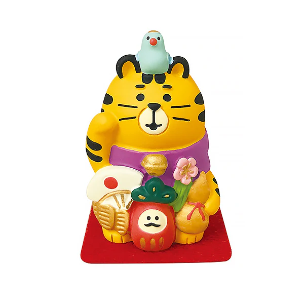 Mini Figurine Chat - Maneki Neko Manpuku