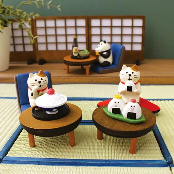 Mini Figurine Chat Neko Omusubi - Image 3