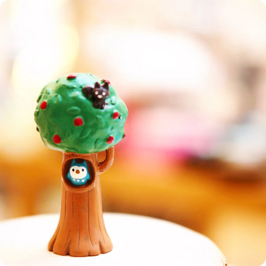 Mini Figurine - Arbre Hiboux - Image 2