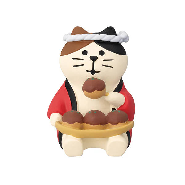 Mini Figurine Chat Takoyaki
