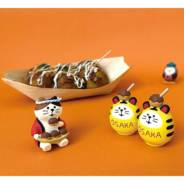 Mini Figurine Chat Takoyaki - Image 3
