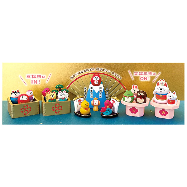 Mini Figurine Mamefuku Tanuki - Image 3