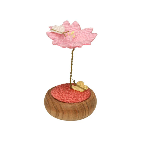 Mini Figurine Sakura - Papillon, Bois Naturel - Image 2
