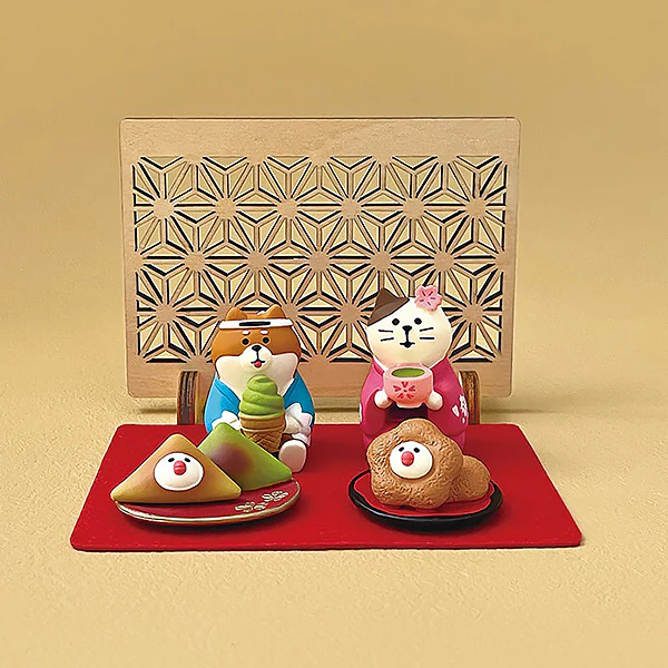Mini Figurine Shiba - Matcha Ice Cream - Image 2