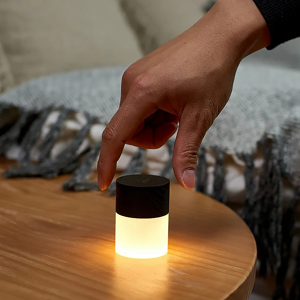 Mini Lampe Lemelia - Bois Noir