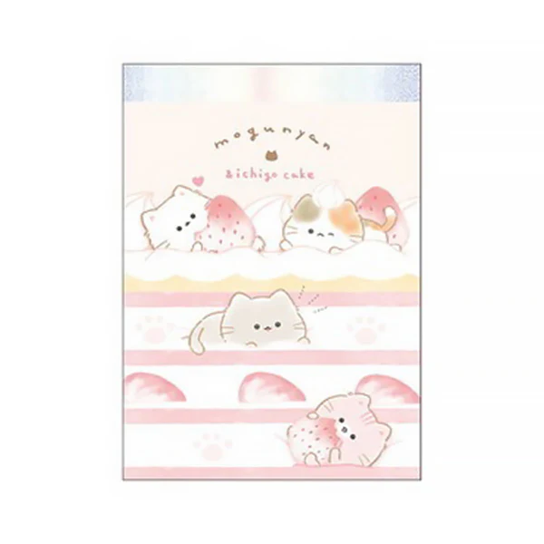 Mini Memo Pad Chat Mogu-nyan - Ichigo, 70 Feuilles