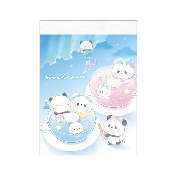 Mini Memo Pad Panda Coffee, 70 Feuilles - Image 2