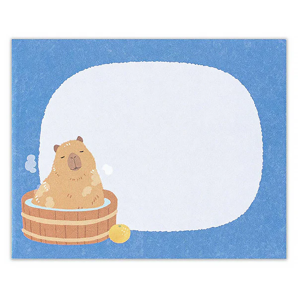 Mini Papier Lettre & Enveloppe Zoo in Animals - Capybara - Image 3