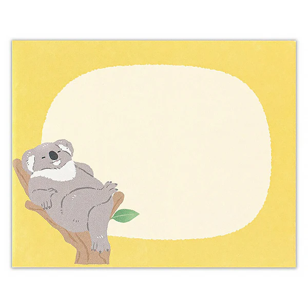 Mini Papier Lettre & Enveloppe Zoo in Animlas - Koala - Image 3