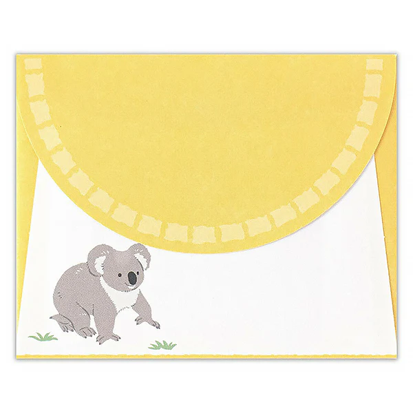 Mini Papier Lettre & Enveloppe Zoo in Animlas - Koala - Image 4