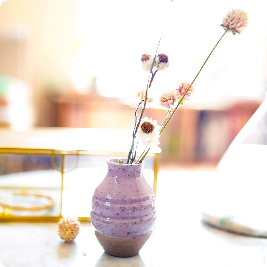 Mini Vase - Soliflore, Violet