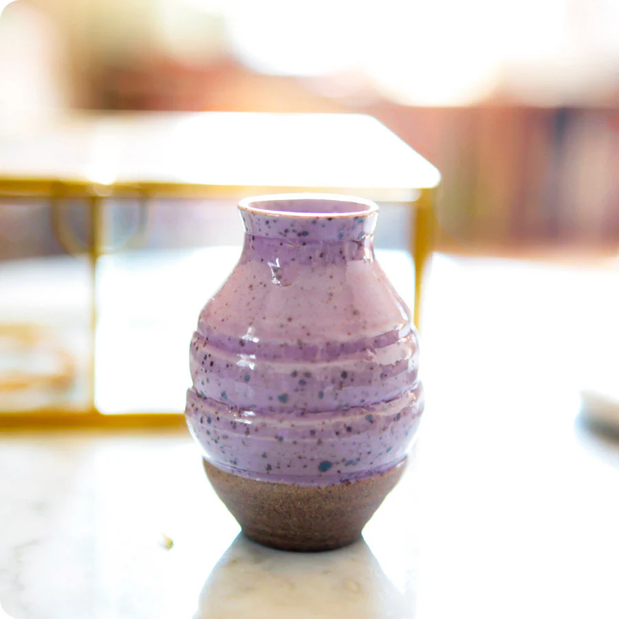 Mini Vase - Soliflore, Violet - Image 2