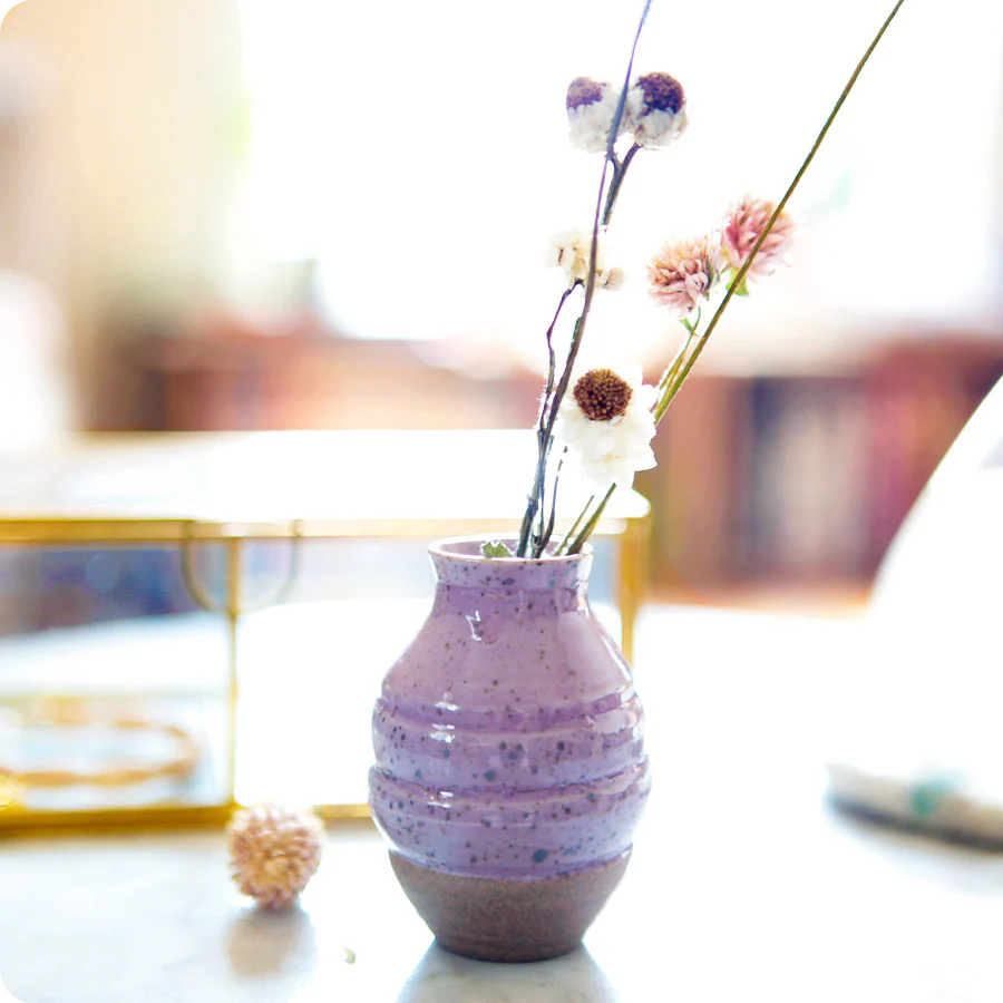 Mini Vase - Soliflore, Violet - Image 3