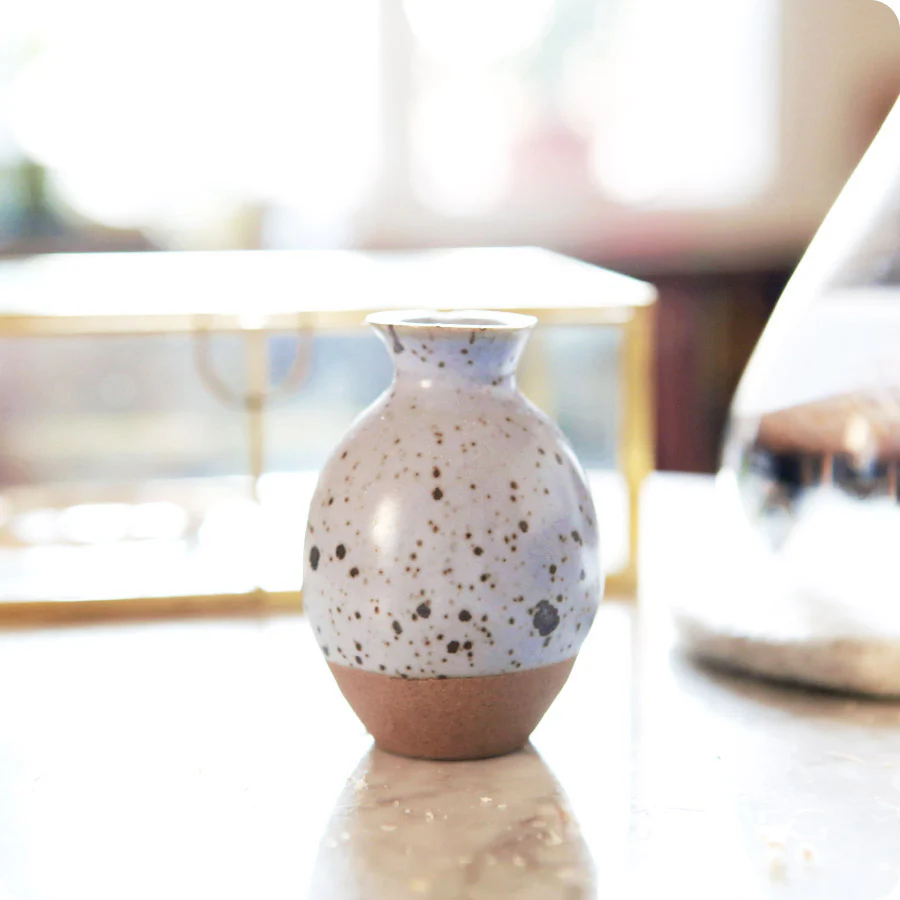 Mini Vase - Soliflore, Yoona Bleu Gris - Image 2