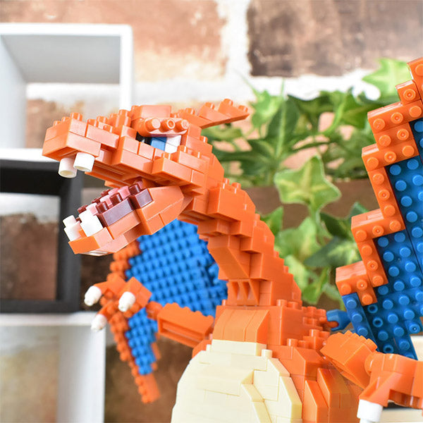 Nanoblock Dracaufeu, Lizardon - Pokémon, Edition Deluxe, NBPM_080 - Image 2