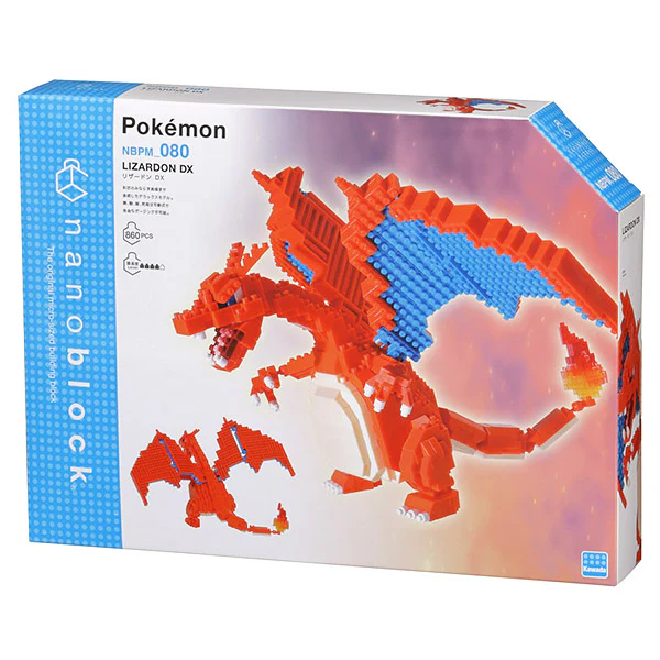 Nanoblock Dracaufeu, Lizardon - Pokémon, Edition Deluxe, NBPM_080 - Image 3