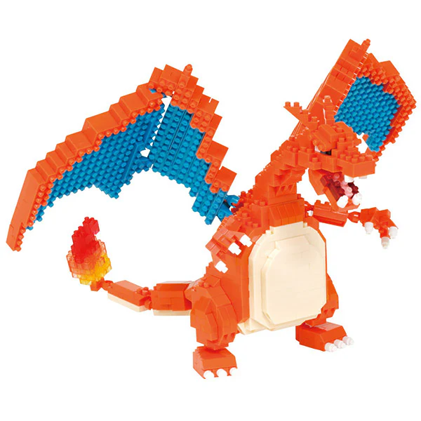 Nanoblock Dracaufeu, Lizardon - Pokémon, Edition Deluxe, NBPM_080 - Image 4
