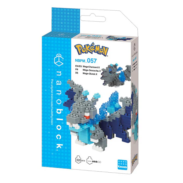 Nanoblock Méga Dracaufeu X, Charizard X - Pokémon, NBPM_057 - Image 2