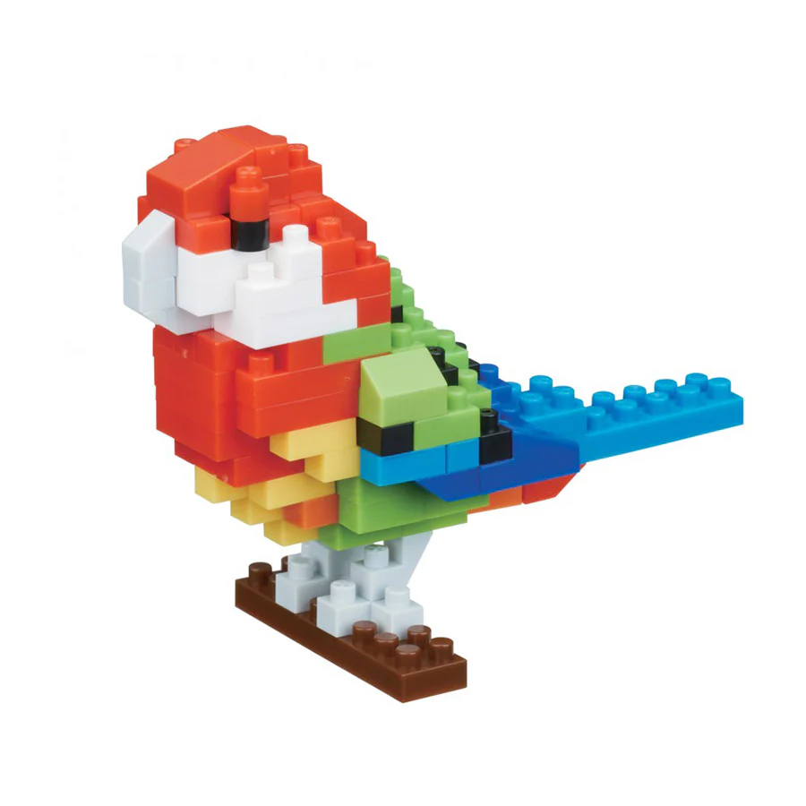 Nanoblock Perruche Omnicolore, NBC_324