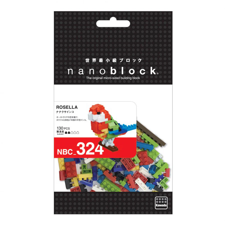 Nanoblock Perruche Omnicolore, NBC_324 - Image 2