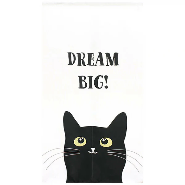 Noren Black Cat - Dream Big, 85x150cm - Image 2