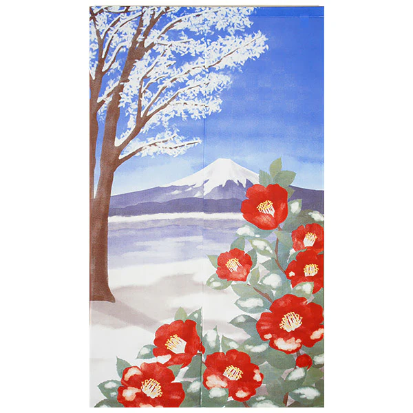 Noren Camélia Fuji, 85x150cm