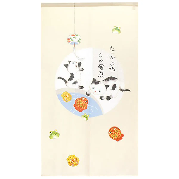 Noren Chat Goldfish, 85x150cm - Image 3