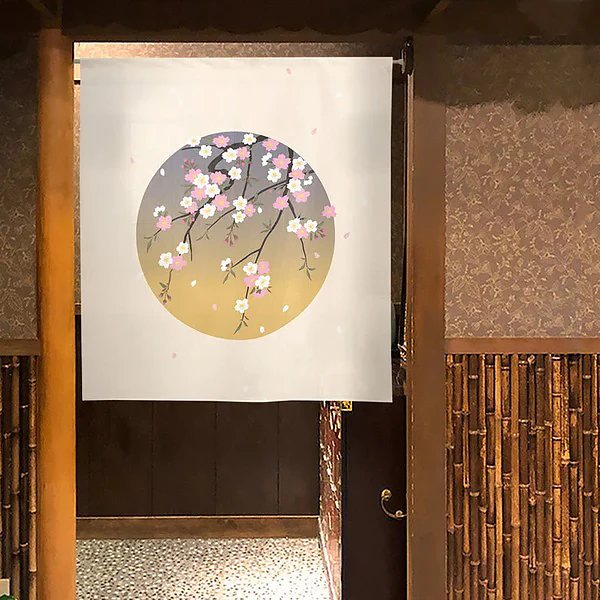 Noren Cherry Blossom Window, 85x90cm