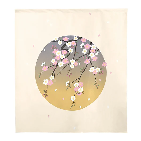 Noren Cherry Blossom Window, 85x90cm - Image 2