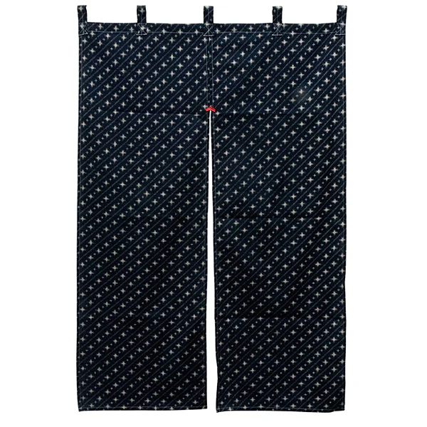 Noren Cross Navy, 85x120cm - Image 2