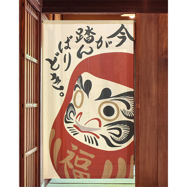 Noren Daruma, 85x150cm