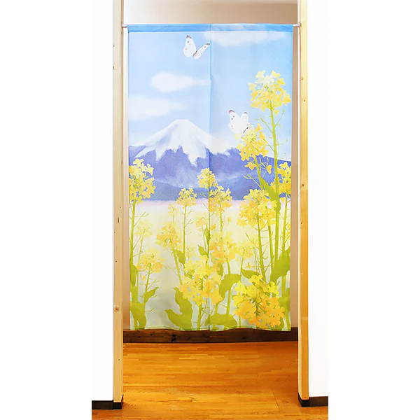 Noren Fleur de Colza & Fuji, 85x150cm - Image 2