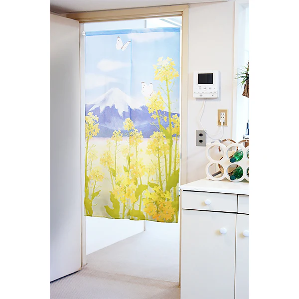 Noren Fleur de Colza & Fuji, 85x150cm - Image 3