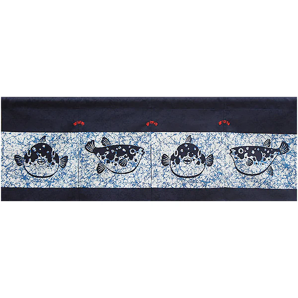 Noren Fugu - Poisson Globe, 85x30cm