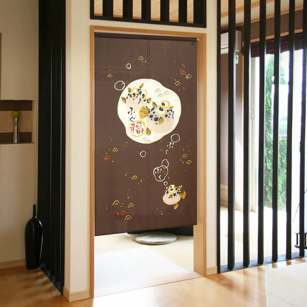 Noren Fuku Fugu, 85x150cm