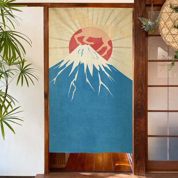 Noren Horse Mt Fuji, 85x150cm