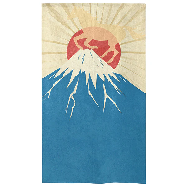 Noren Horse Mt Fuji, 85x150cm - Image 2