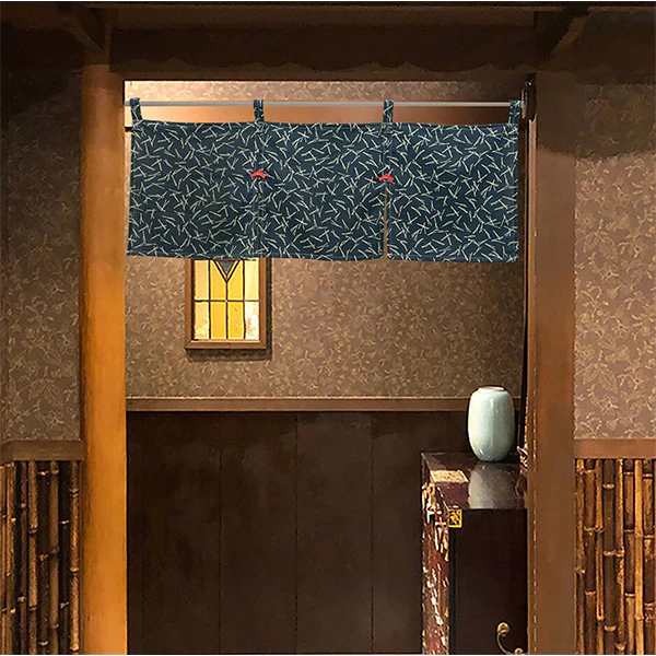 Noren Matsuba Navy, 85x30cm - Image 2